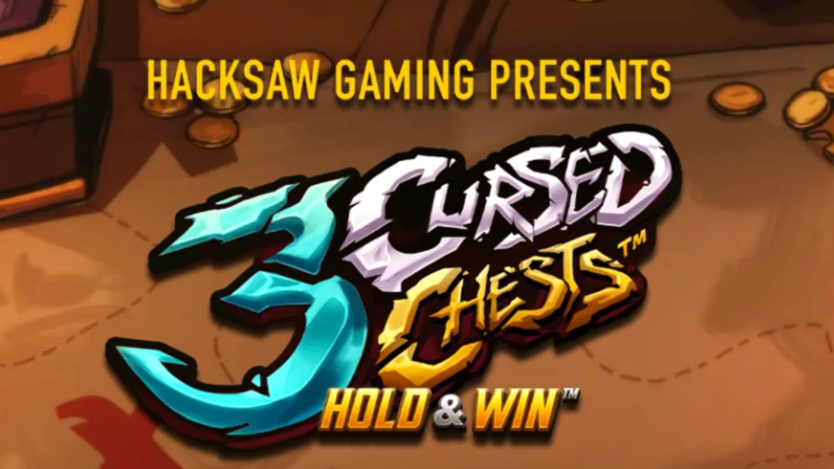 Tampilan visual slot 3 Cursed Chests: Hold & Win dengan tema bajak laut yang gelap.